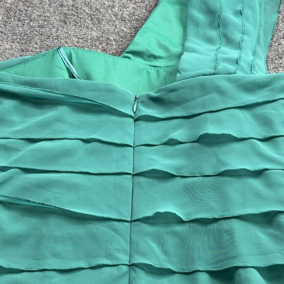 Max & Cleo Dress Womens 4 One Shoulder Chiffon Formal Prom New Years Eve Party - Picture 11 of 16